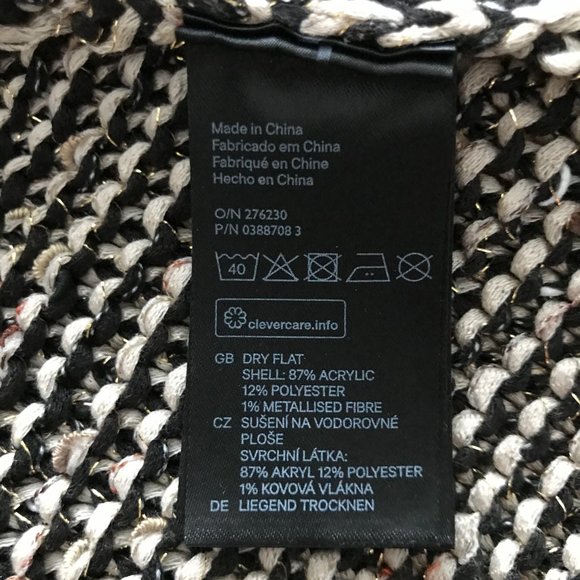 H&M Fringed Knit Jacket - Picture 9 of 9